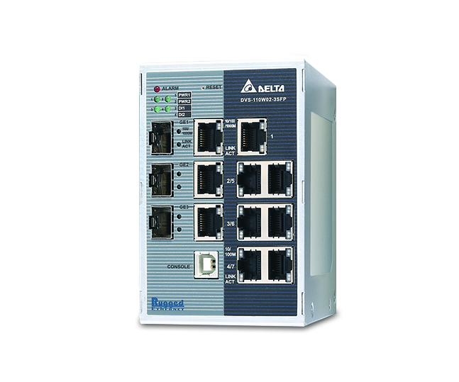 DVS Serie
Kostengünstige und zuverlässige gemanagte Ethernet Switches für den Industriebereich